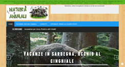 Desktop Screenshot of naturaeanimali.com